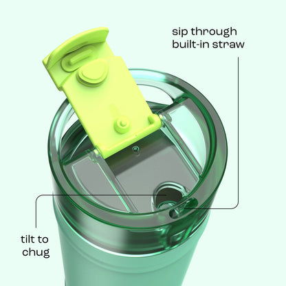 bubba 32 oz DualSip Insulated Stainless Steel Water Bottle - Tropical Eclipse - US 9795