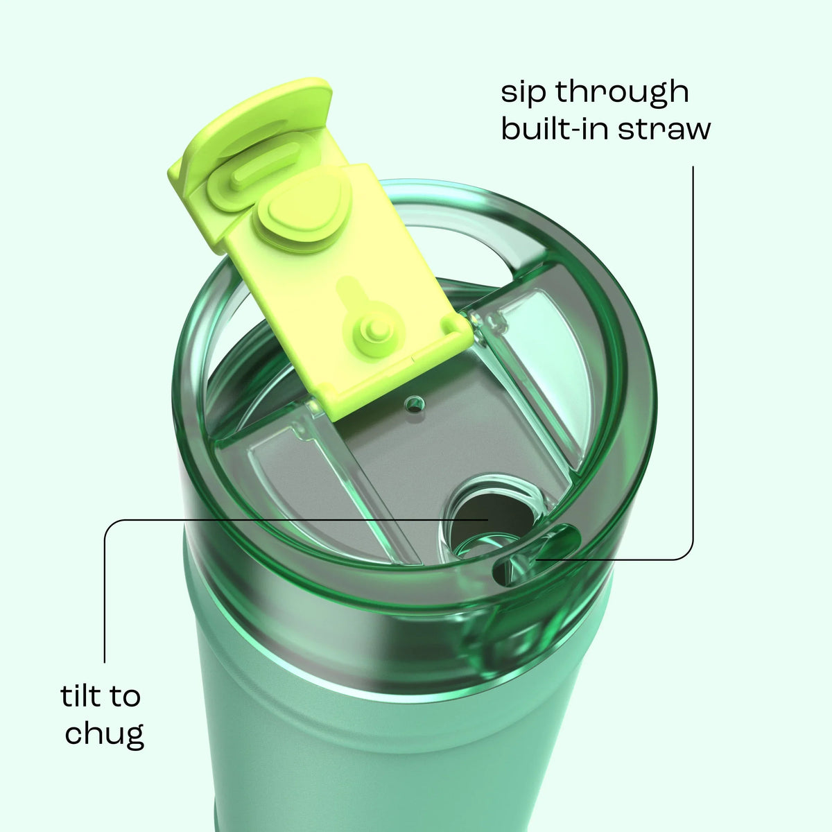 bubba 24 oz DualSip Insulated Stainless Steel Water Bottle - Tropical Eclipse - US 8852