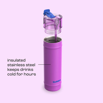 bubba 24 oz DualSip Insulated Stainless Steel Water Bottle - Mood Booster - US 2366