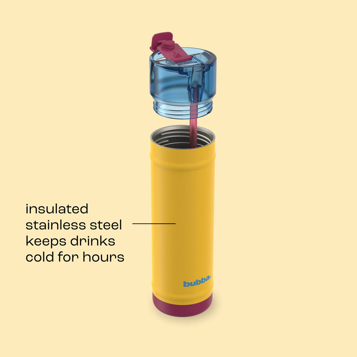 bubba 24 oz DualSip Insulated Stainless Steel Water Bottle - Spirit Week - US 4569