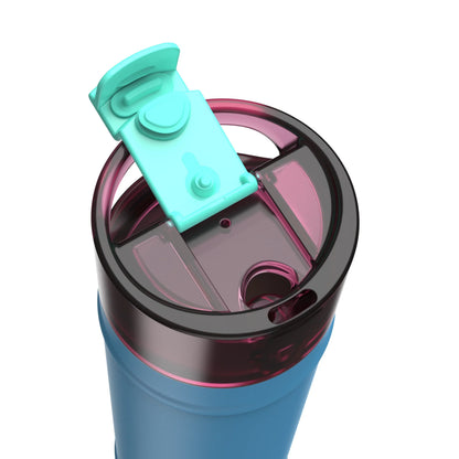 bubba 24 oz DualSip Insulated Stainless Steel Water Bottle - Blue Ribbon - US 7354