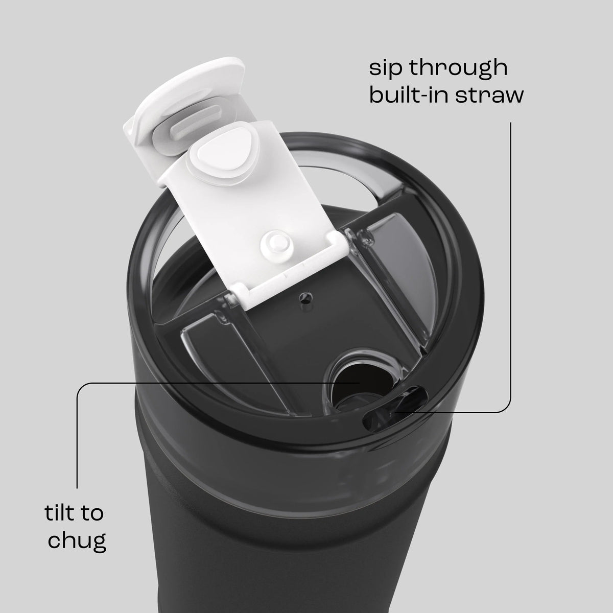 bubba 24 oz DualSip Insulated Stainless Steel Water Bottle - Office Siren - US 5512