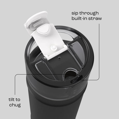bubba 24 oz DualSip Insulated Stainless Steel Water Bottle - Office Siren - US 5512