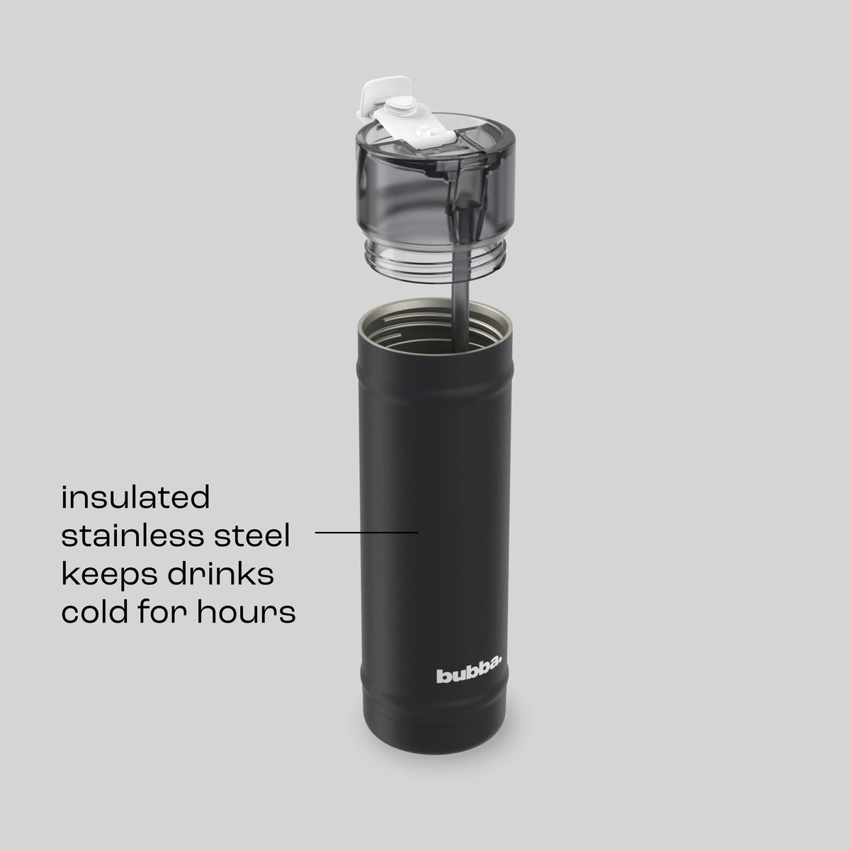 bubba 24 oz DualSip Insulated Stainless Steel Water Bottle - Office Siren - US 5512