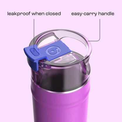 bubba 18 oz DualSip Insulated Stainless Steel Water Bottle - Mood Booster - US 3986