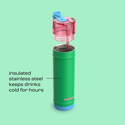 bubba 24 oz DualSip Insulated Stainless Steel Water Bottle - Fresh Serve - US 9444