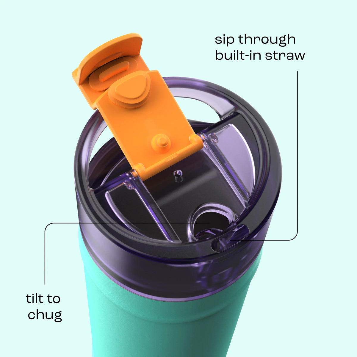 bubba 24 oz DualSip Insulated Stainless Steel Water Bottle -  Field Trip - US 2541