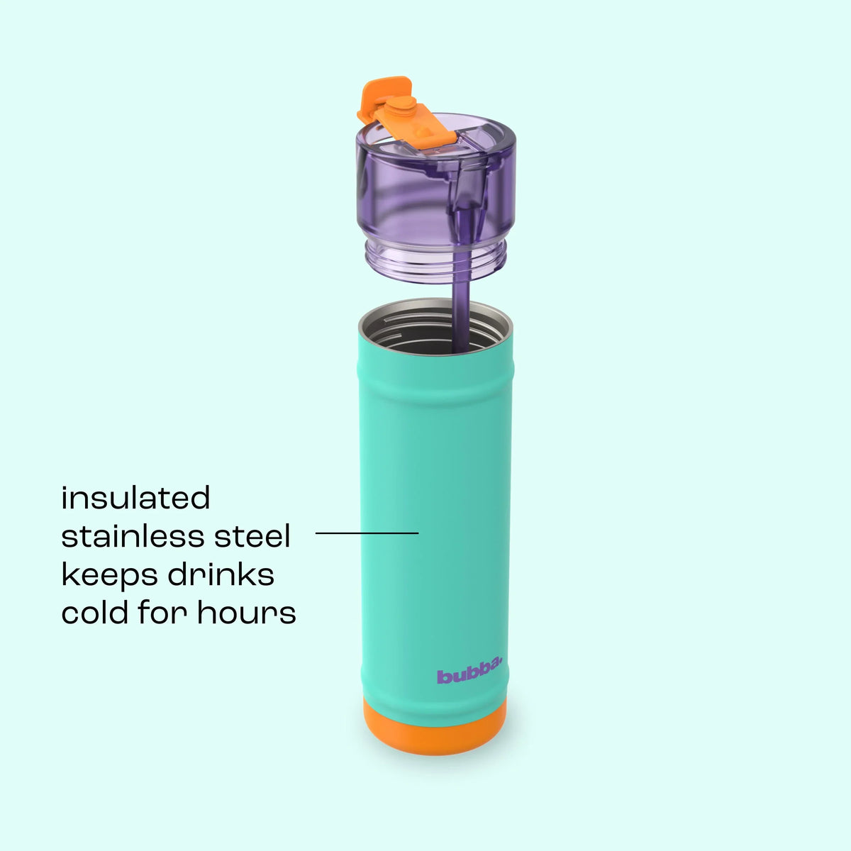 bubba 24 oz DualSip Insulated Stainless Steel Water Bottle -  Field Trip - US 2541