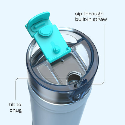 bubba 24 oz DualSip Insulated Stainless Steel Water Bottle - Daydreamin - US 2919